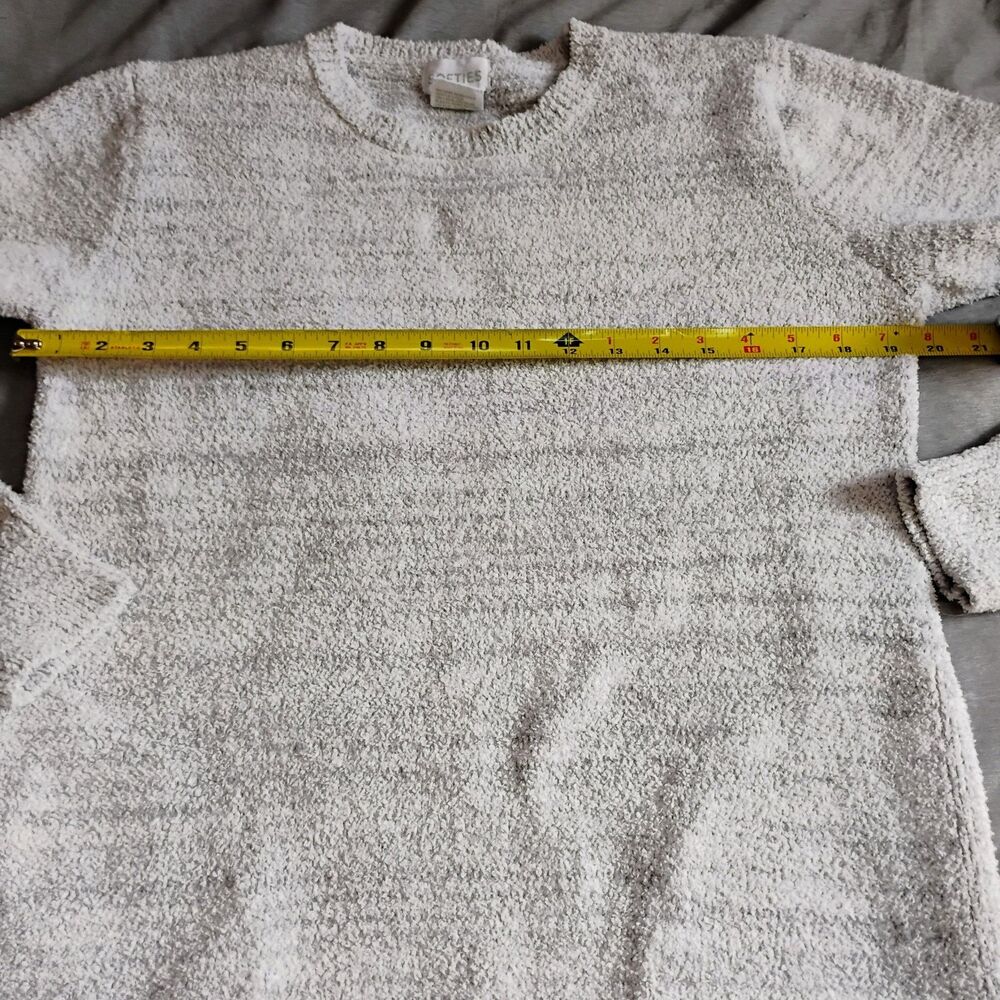 Softies Marshmallow Lounger PJ Gown S/M Heather Gray Long Sleeve Oprah's Fav - Picture 12 of 16